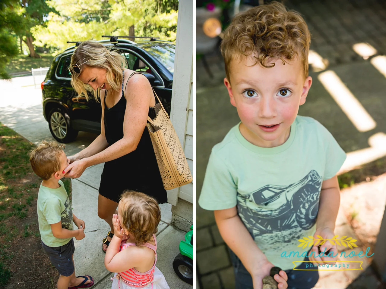 Ohio Documentary Family Photographer | Amanda Noel Photography | day in the life | in home session with toddler brother and sister