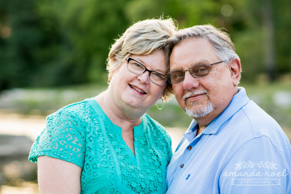 Springfield OH Lifestyle Couple Photographer | Amanda Noel Photography | older couple love and fun with motorcycle golden hour sunset