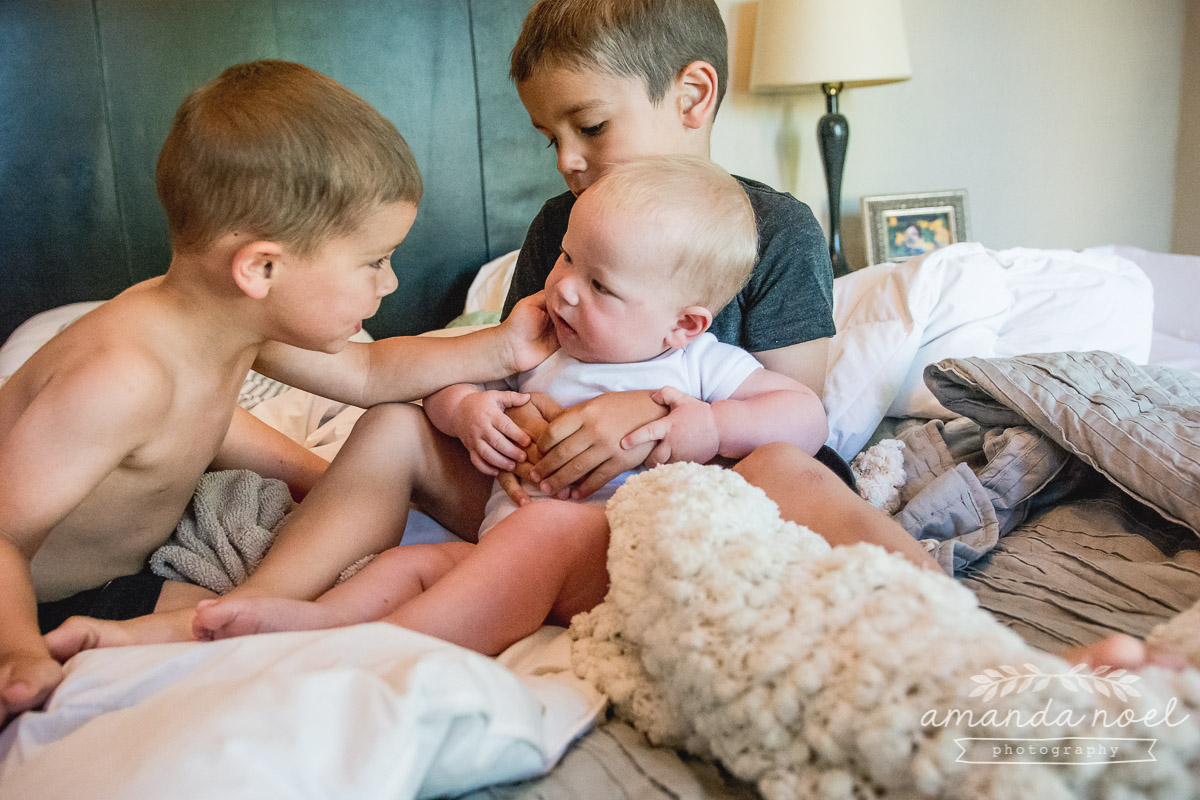Springfield Documentary Family Photographer | Amanda Noel Photography | Day in the Life C family of six 3 brothers sister only girl