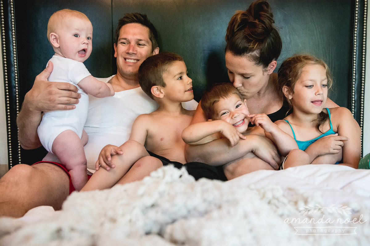 Springfield Documentary Family Photographer | Amanda Noel Photography | Day in the Life C family of six 3 brothers sister only girl