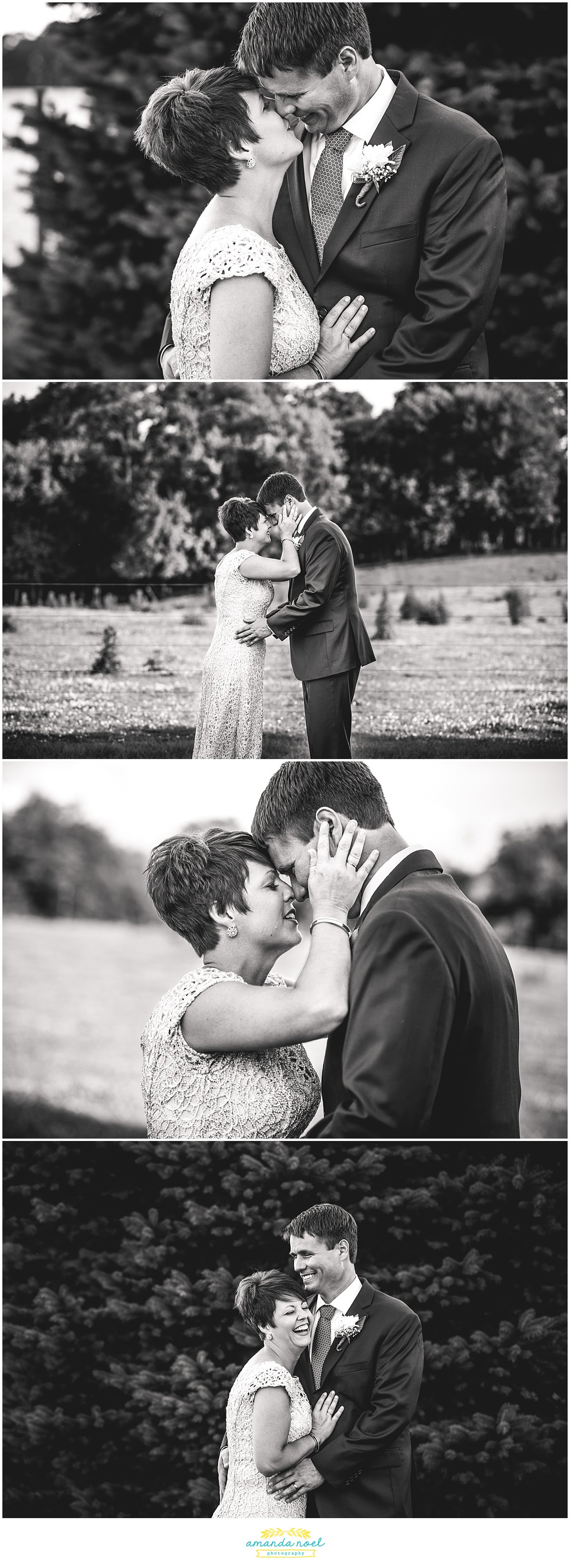 Intimate ohio backyard summer wedding