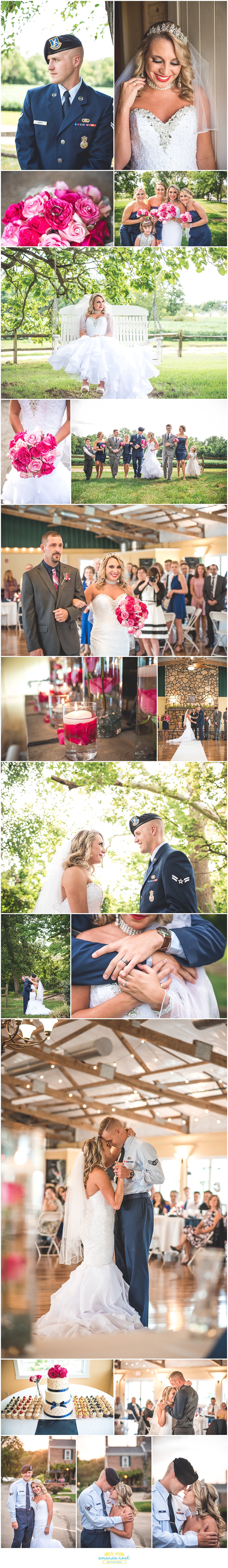 Springfield, Ohio Wedding Photographer - summer wedding at Simon Kenton Inn