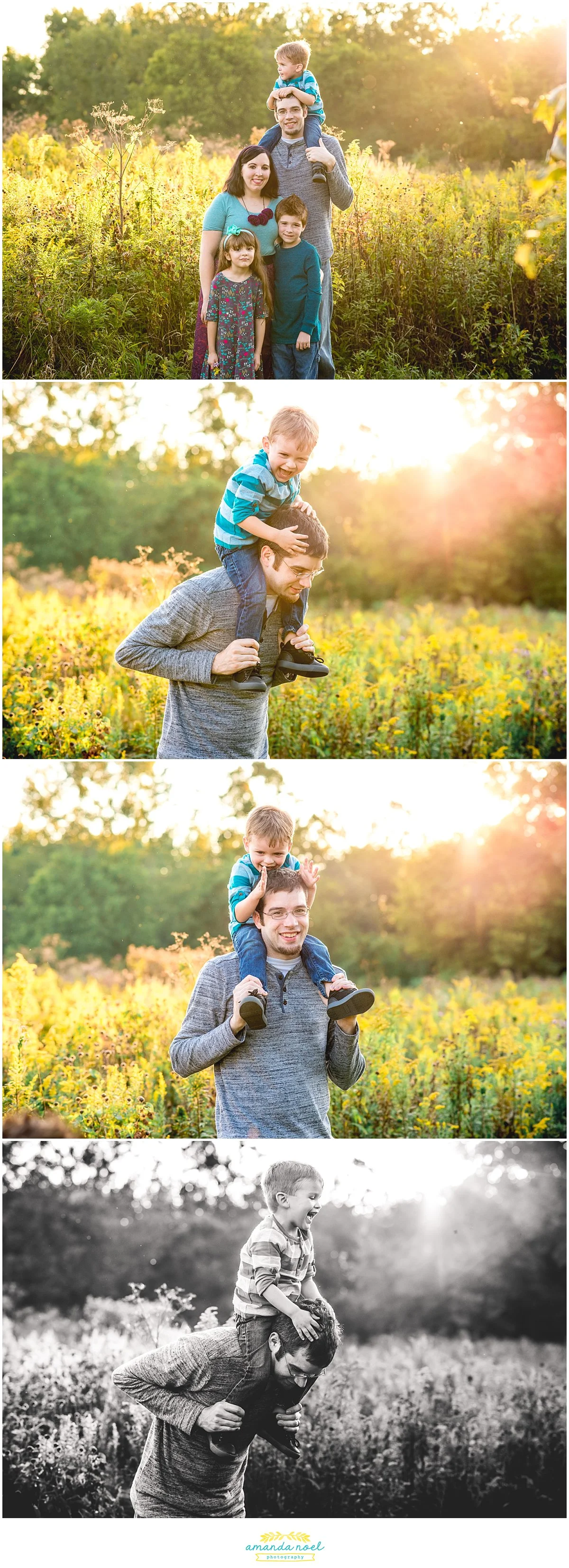 Central Ohio Family Photographer | Amanda Noel Photography | sunset at Buck Creek State Park