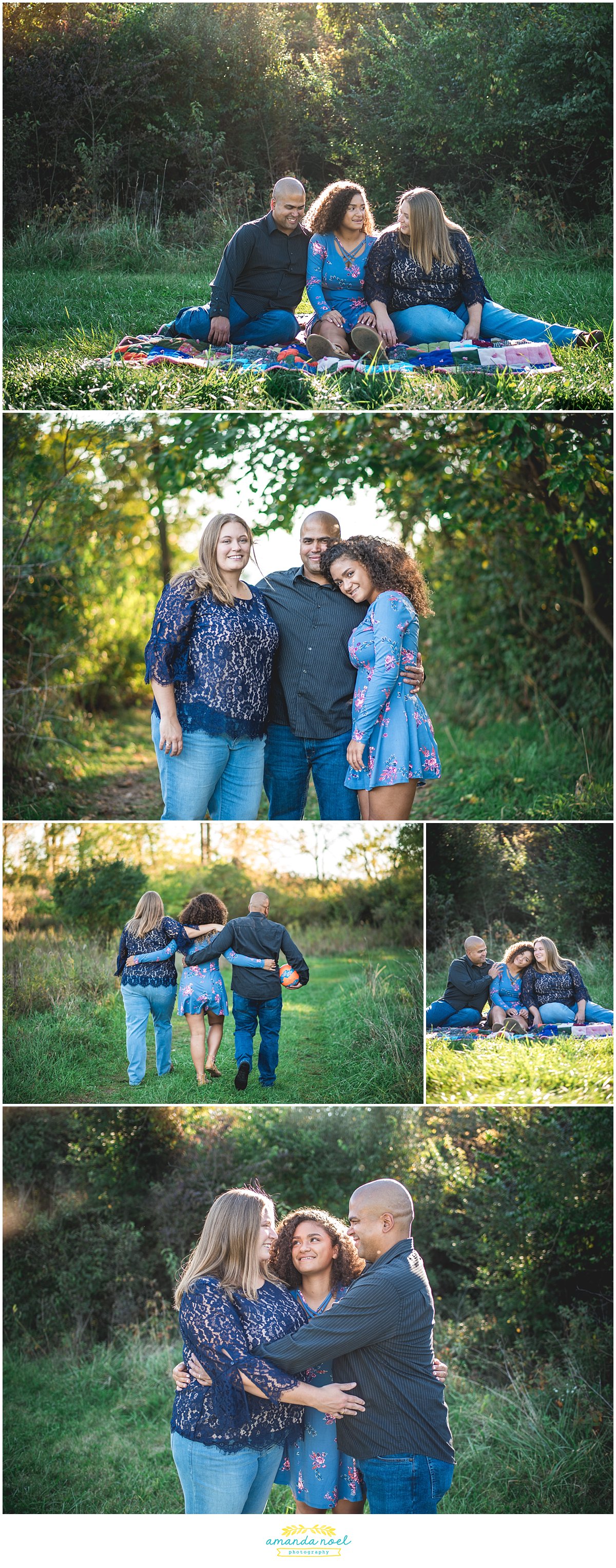 Columbus Ohio family photographer | Amanda Noel Photography | session with teen daughter in the woods