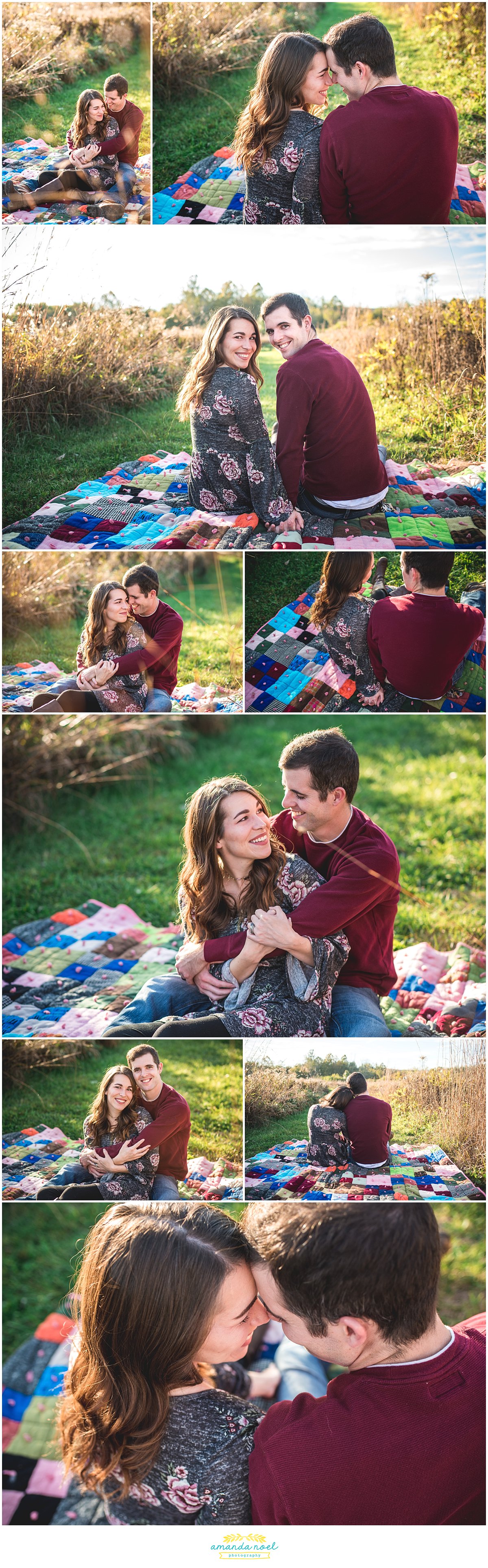 Columbus-Ohio-photographer-couple-session-blanket-in-a-field