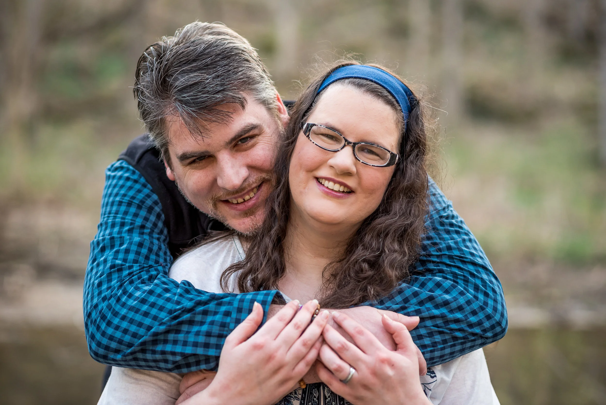 Dayton wedding photographer | Spring Engagement session in Glen Helen