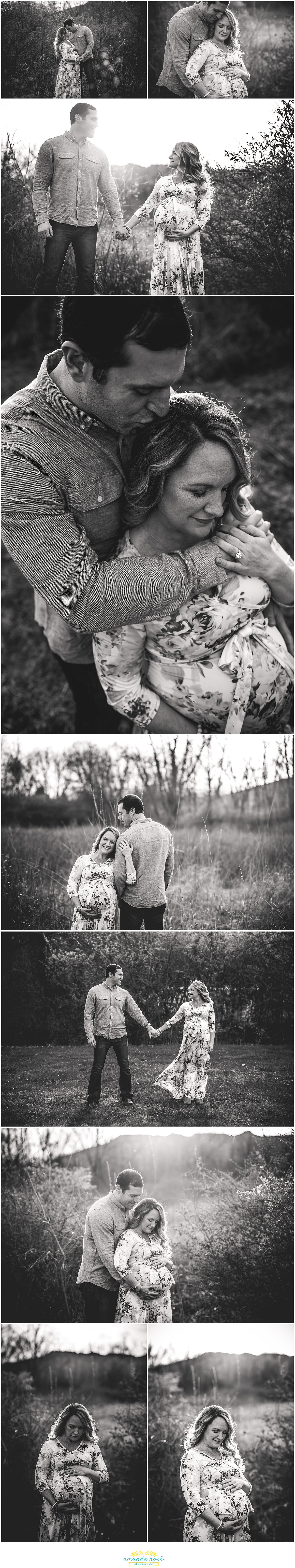 Dayton Ohio maternity photographer | Amanda Noel Photography | Spring sunset maternity session