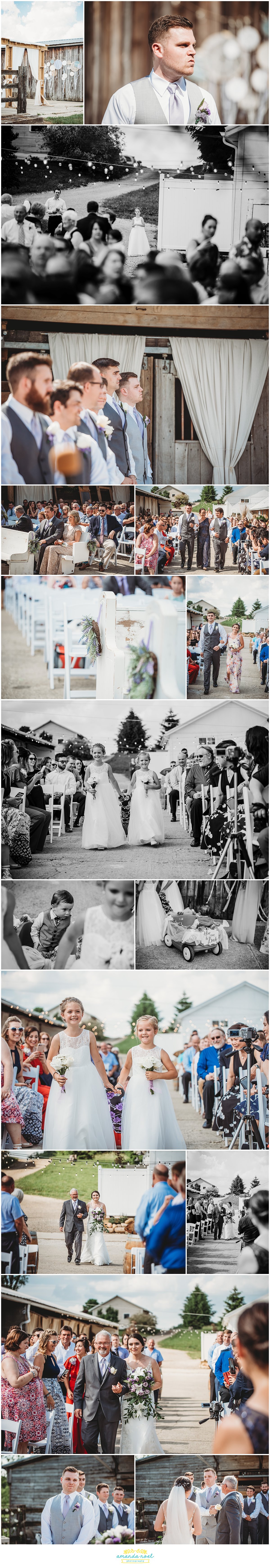 Columbus Ohio Wedding Photographer | outdoor farm wedding | Amanda Noel Photography
