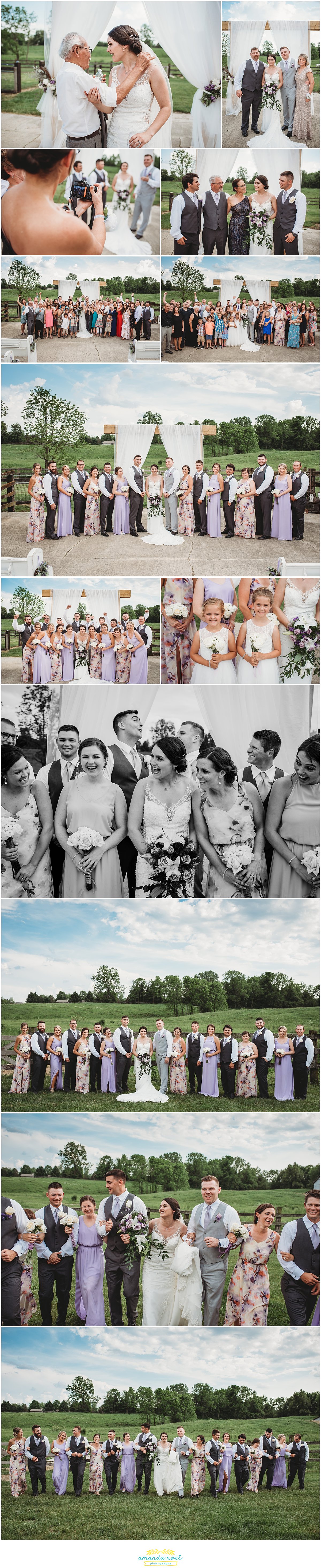 Columbus Ohio Wedding Photographer | outdoor farm wedding | Amanda Noel Photography