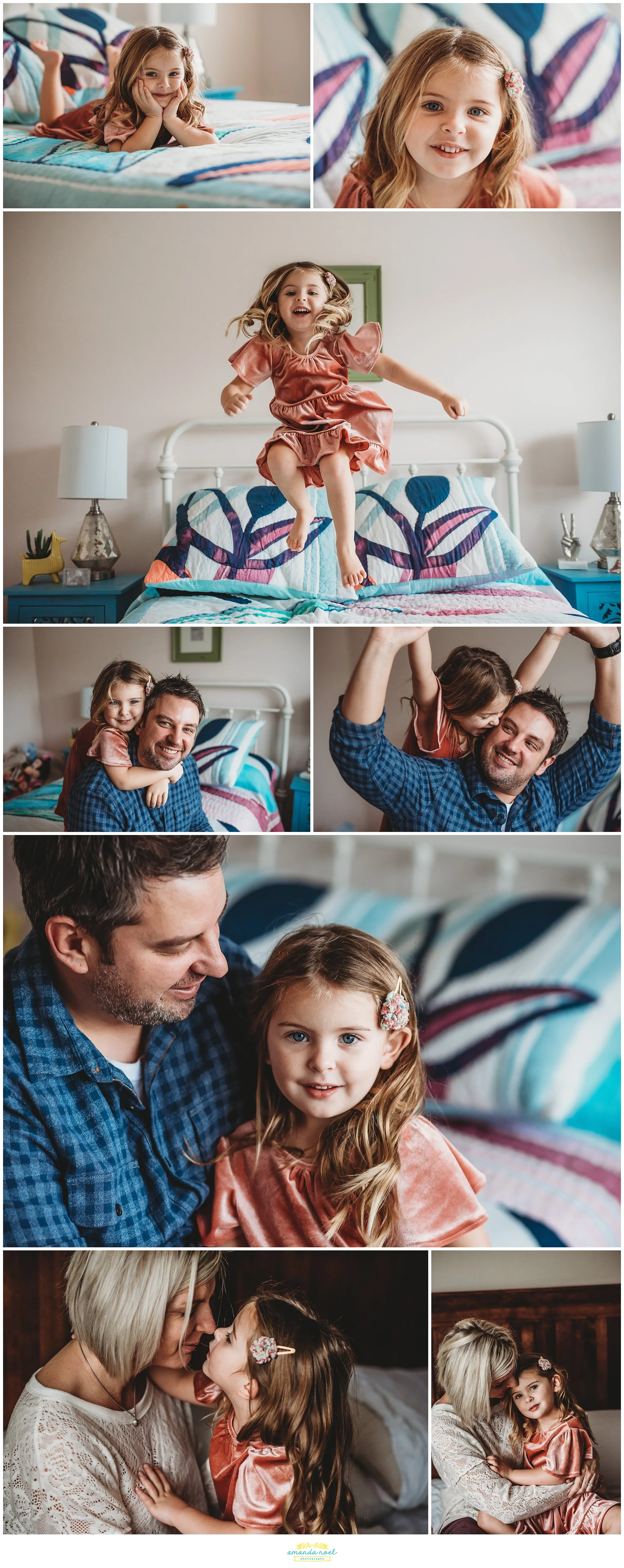 Springboro Ohio Family Photographer | Amanda Noel Photography | in home lifestyle photo session