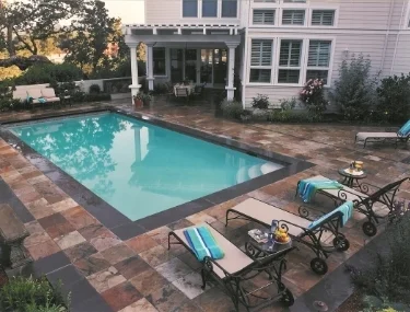 Novato pool and arbor