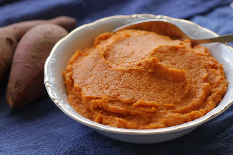 Roasted and Mashed Sweet Potatoes
