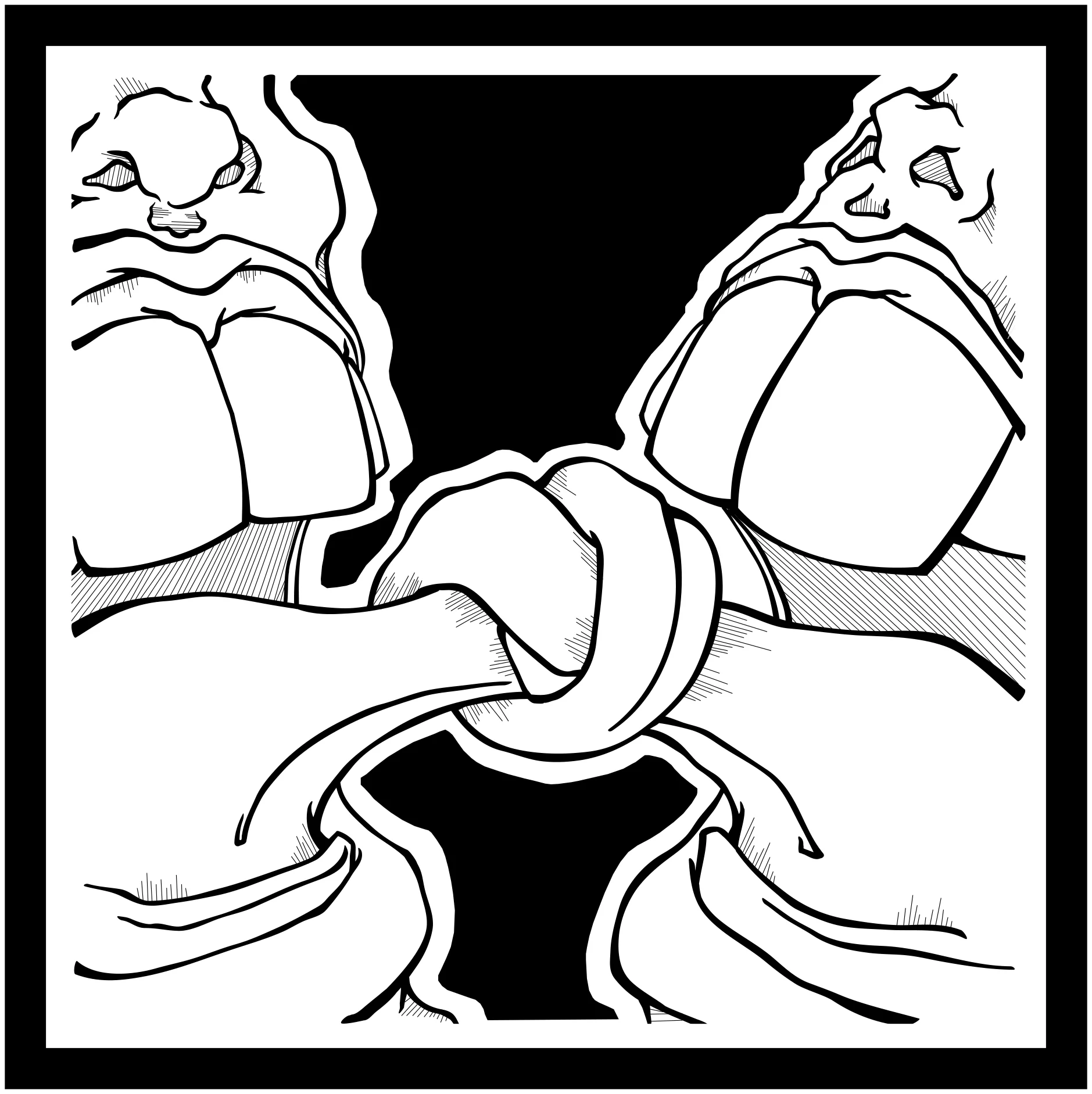 15 Title: Tongue Tied Medium: Vector art Dimensions: 10”x10” Date: 2016