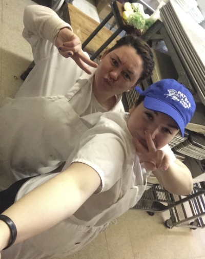 The Cookies trying out the new selfie stick