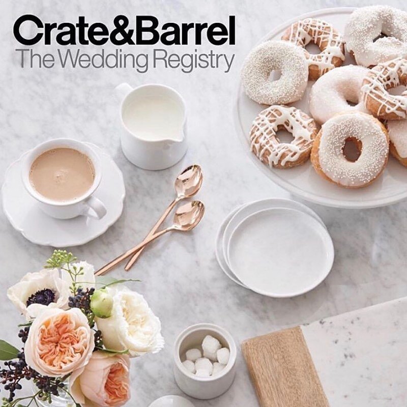 Calling all Boston area engaged couples! @crateandbarrel is hosting a private party and Bridge &amp; Bow will be there playing live music! Join us at their Private Registry Event on Sunday February 23rd to create your perfect registry and enjoy food,