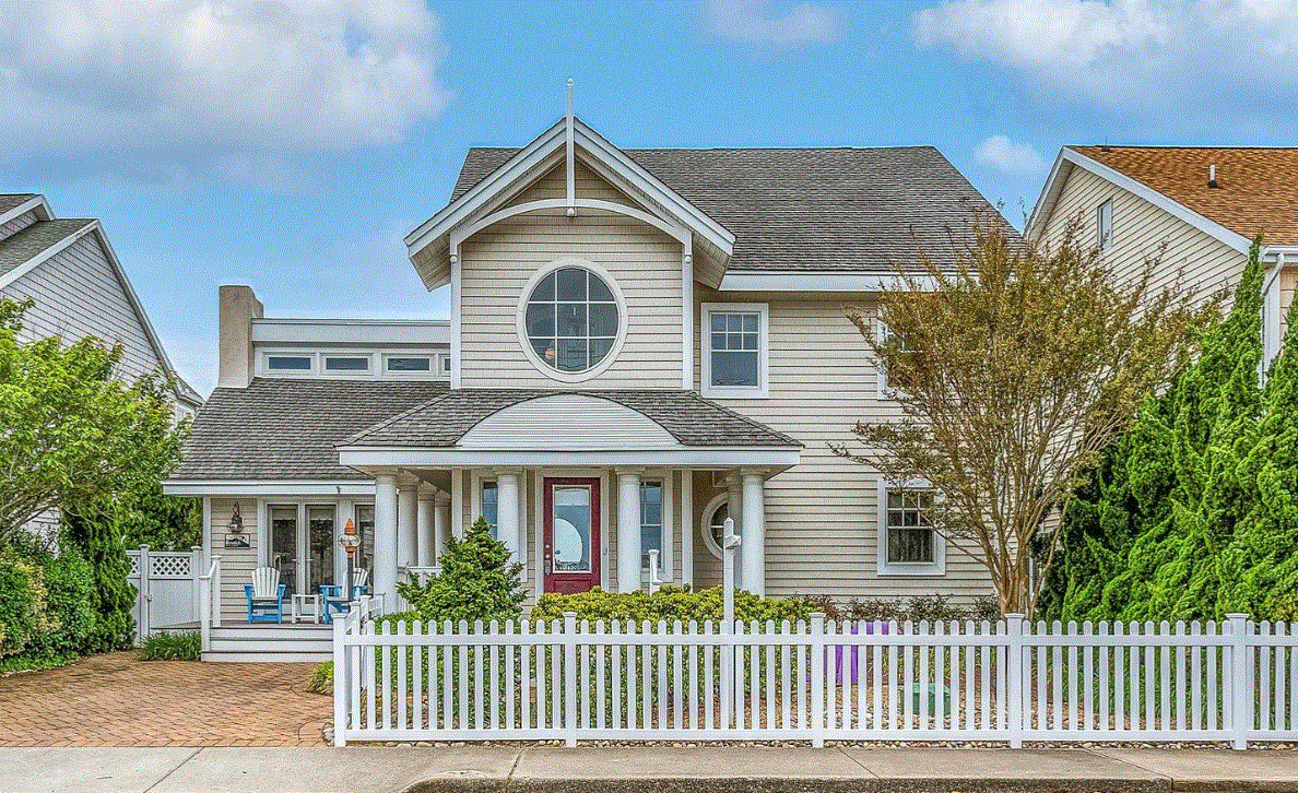 美国马里兰州Ocean City3卧3卫特别设计建筑的独栋别墅