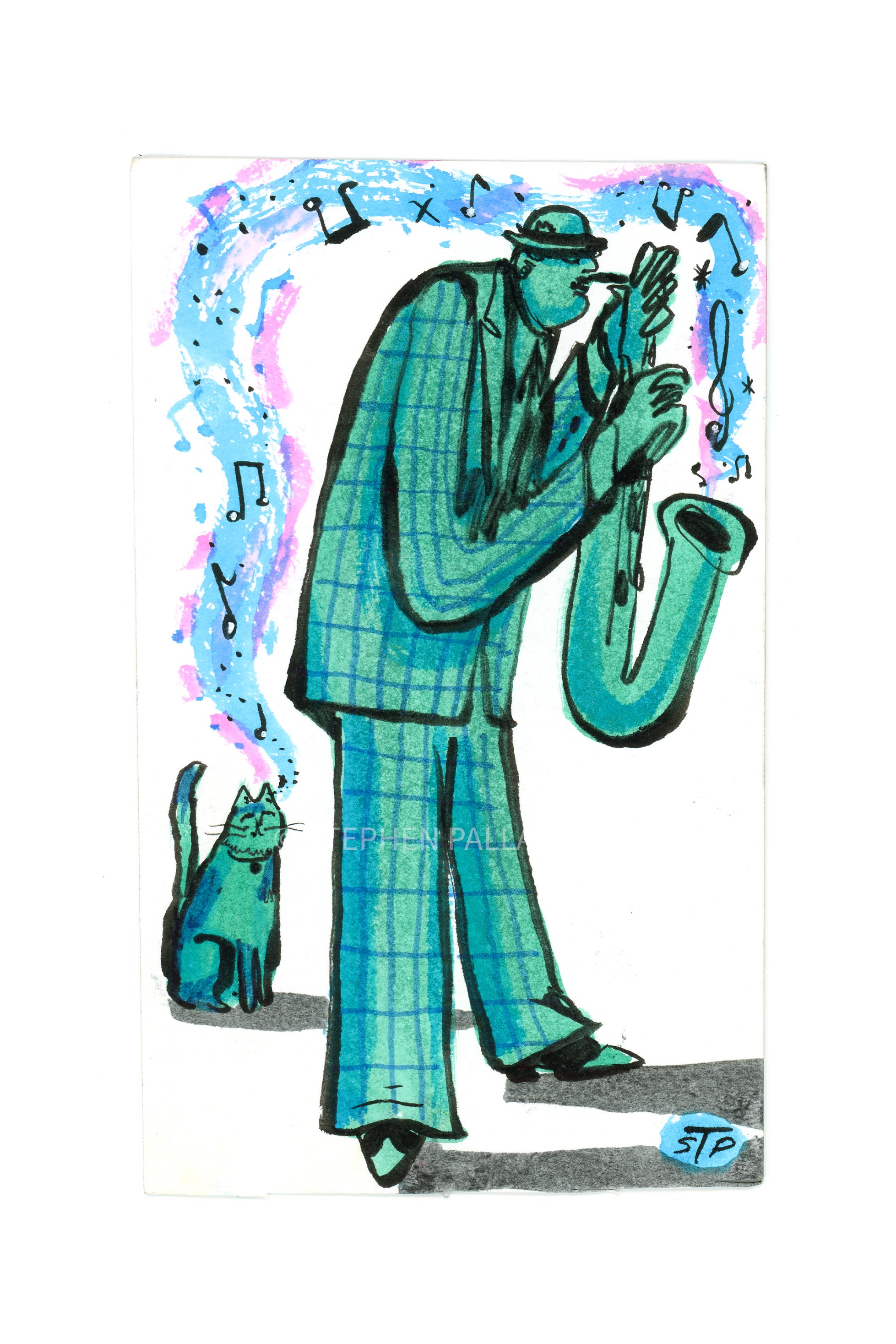 Sax Cat
