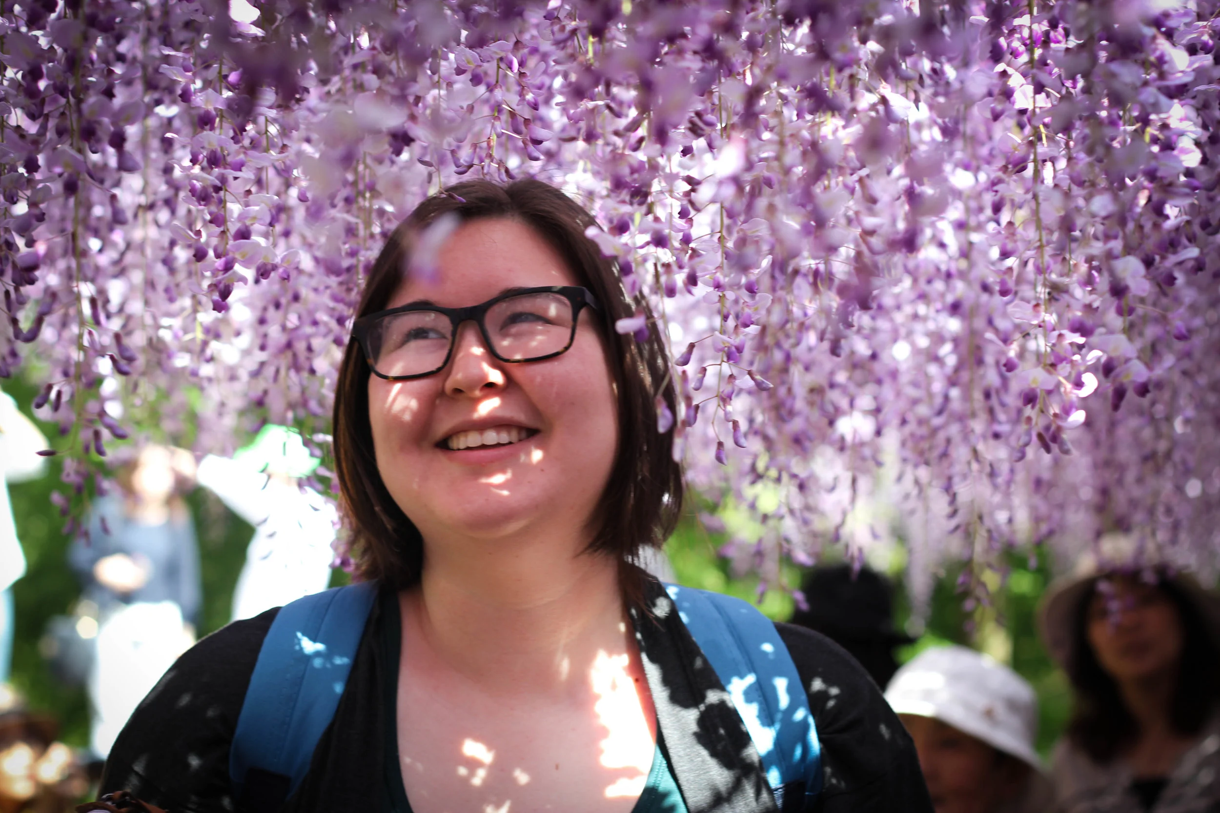 All smiles for flower crowns. 