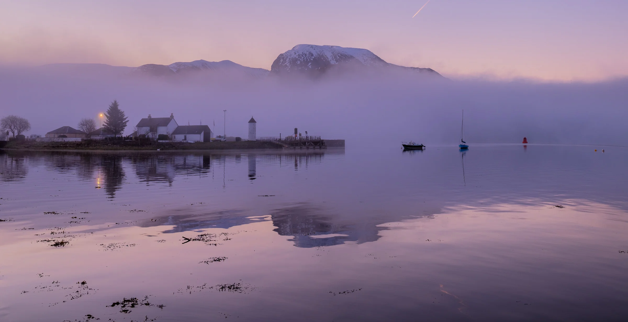 Ben Nevis from Corpach - Loch Eil - Scotland