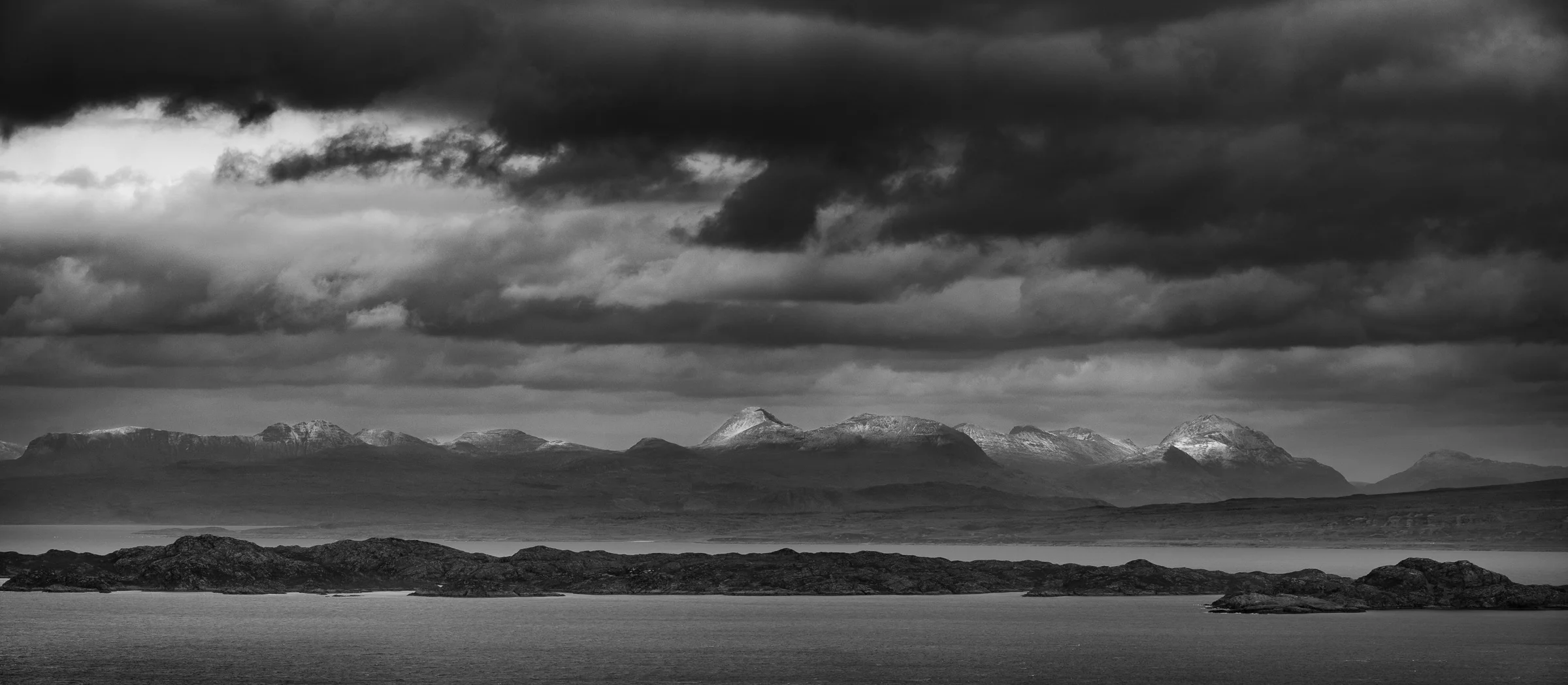 Scotish Mountains from the Isle of Skye