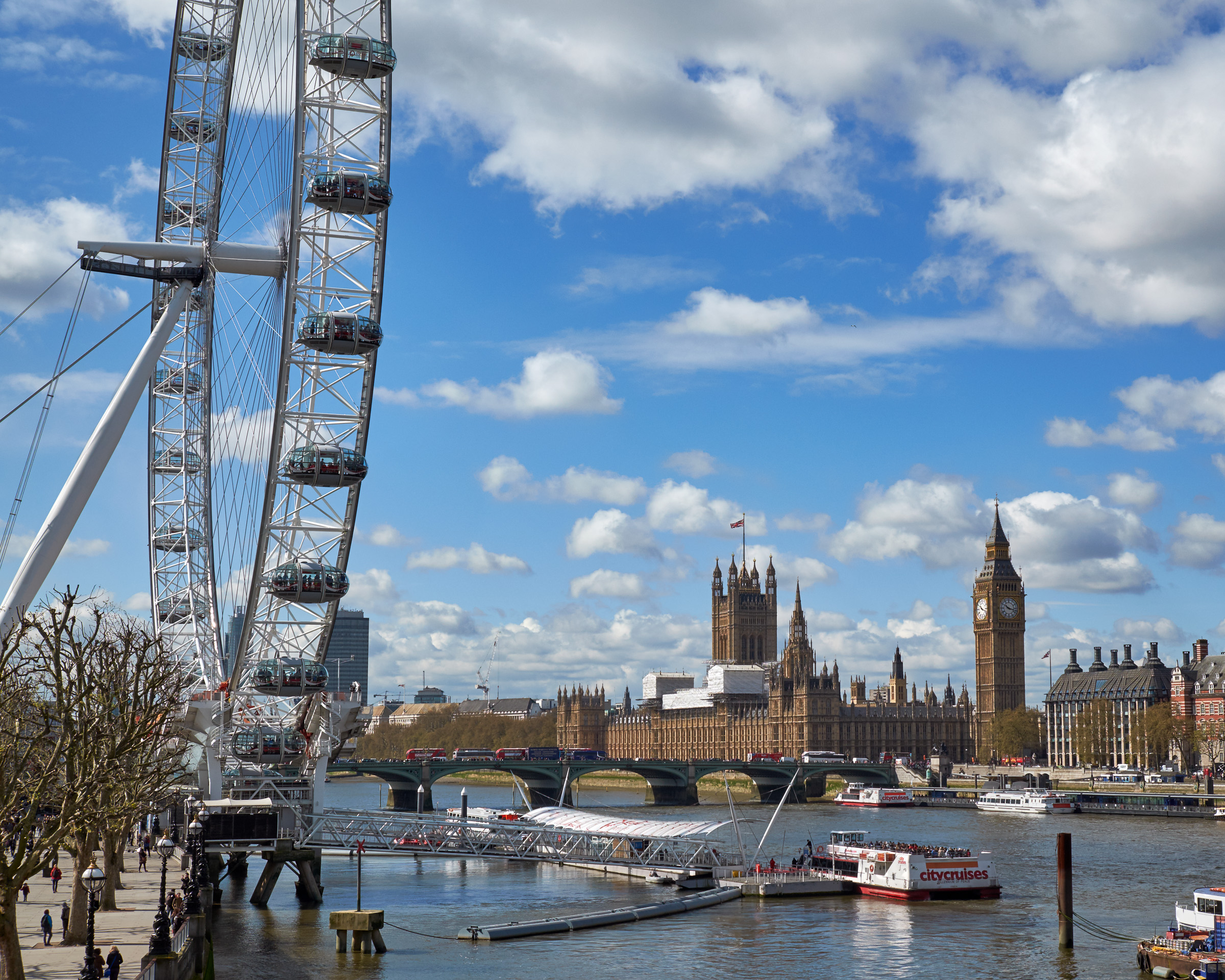 London Eye, Parliament and Big Ben