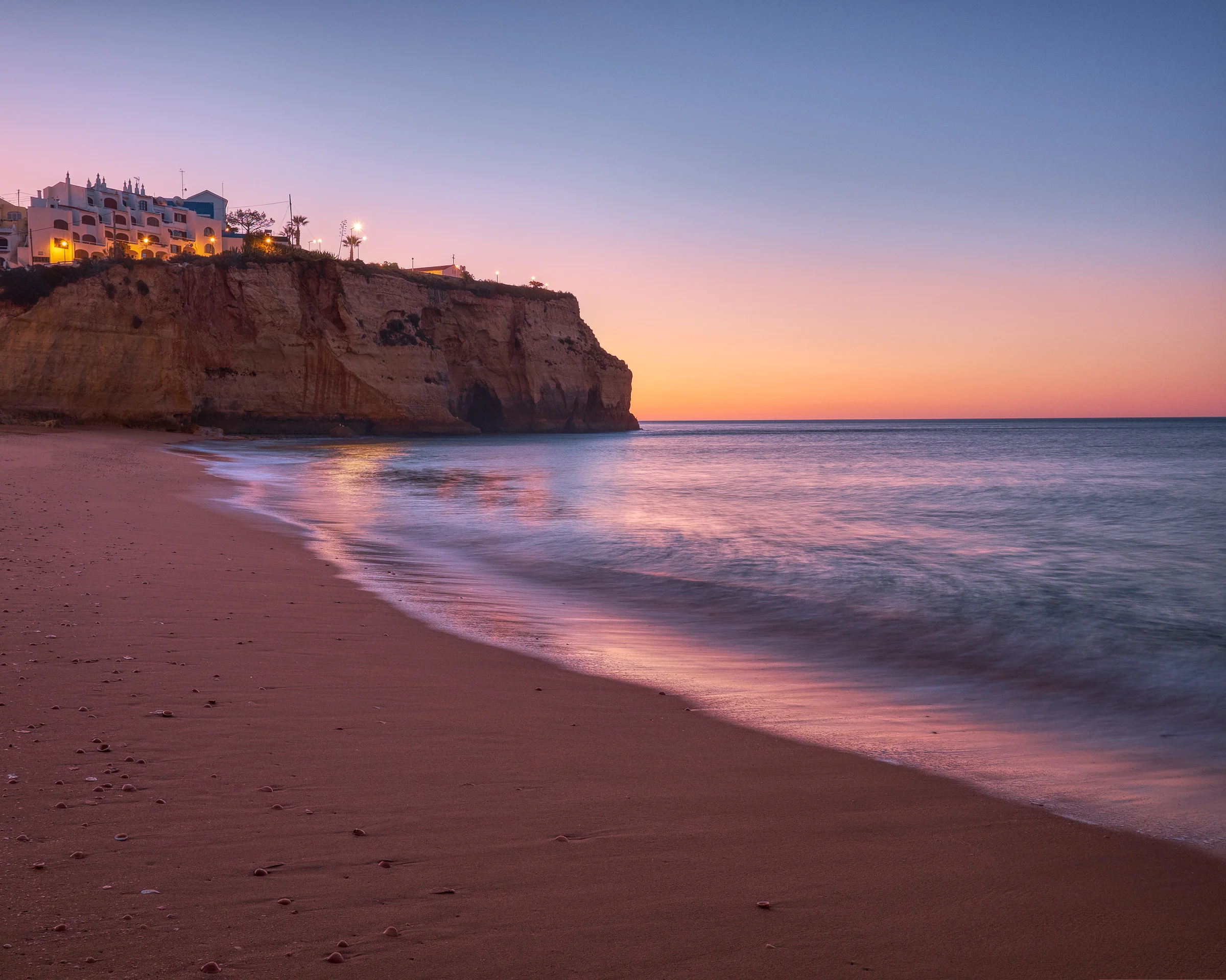 Sunrise - Praia de Carvoeiro - the Algarve