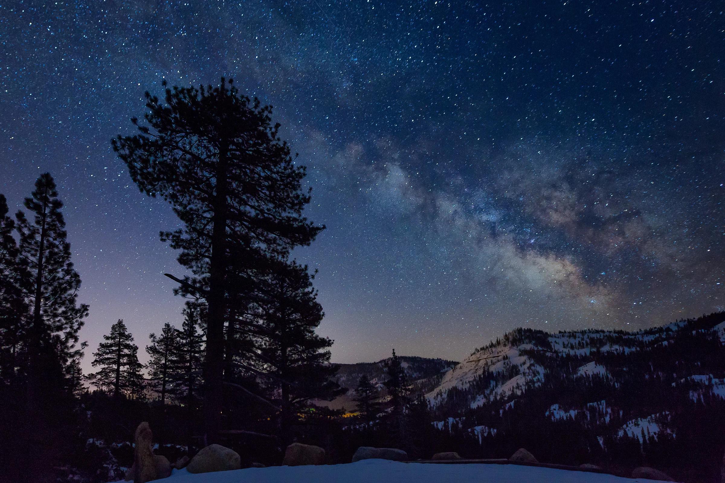 The Milky Way over Donner Pass