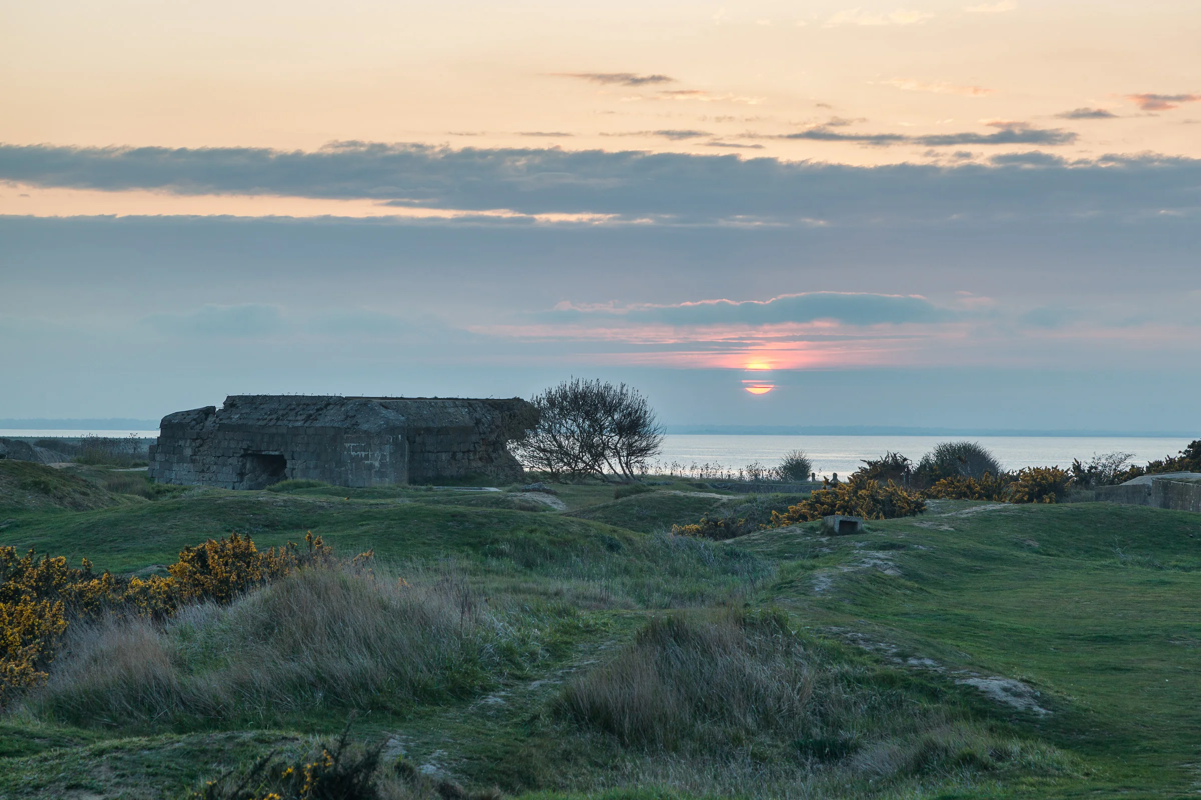 German Emplacement and Battlefield at Pointe du Hoc
