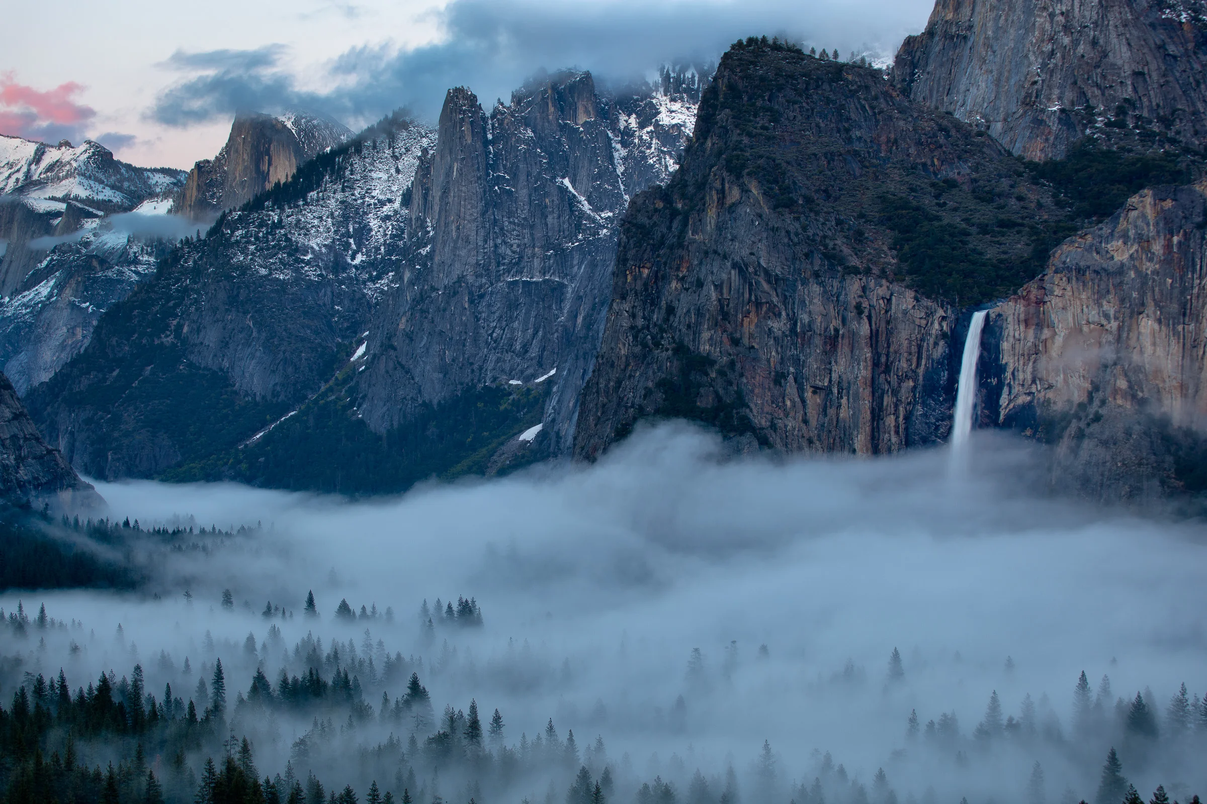 Filling the Valley with Fog - Yosemite National Park