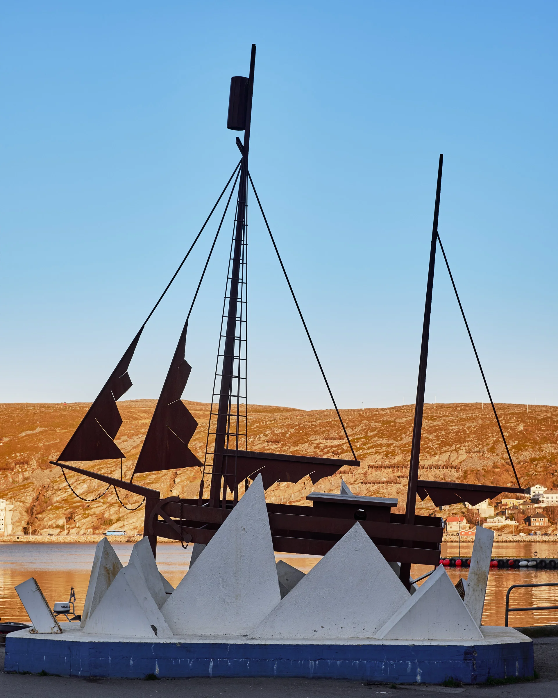 Boat Sculpture - Hammerfest, Norway