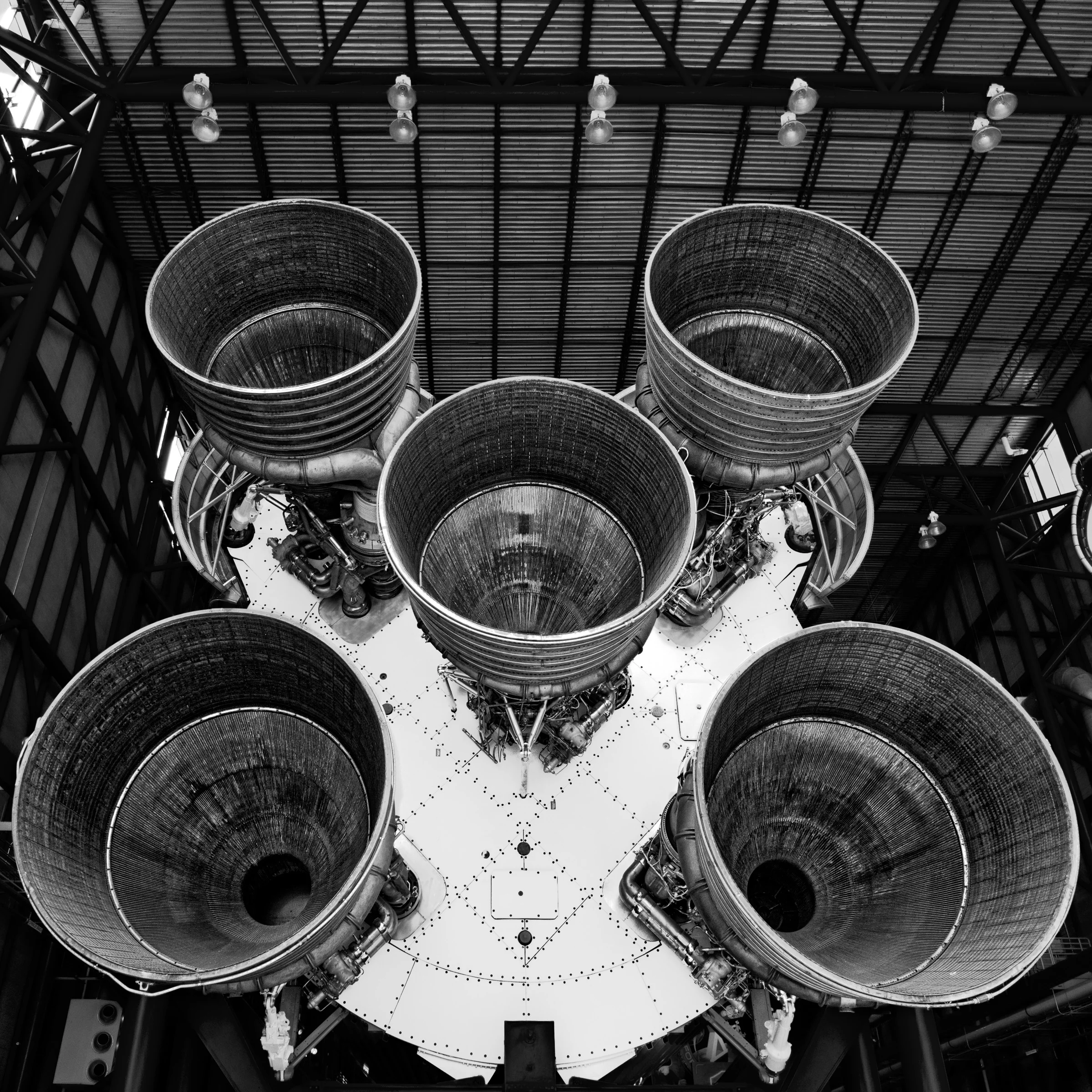 Kennedy Space Center Saturn V Engines