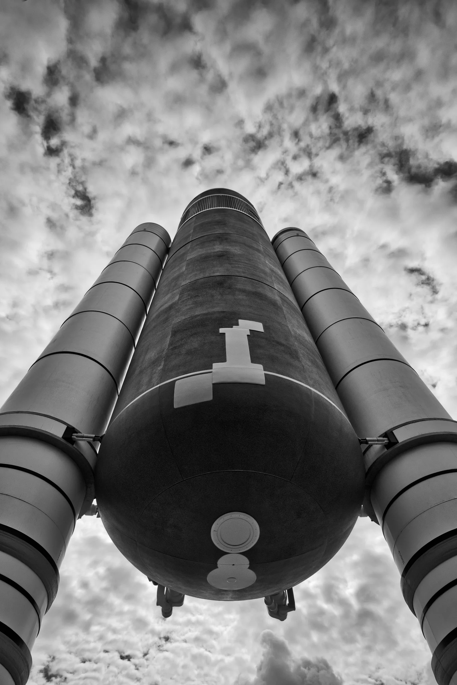 Kennedy Space Center - Shuttle Fuel Tank and Solid Rocket Engine
