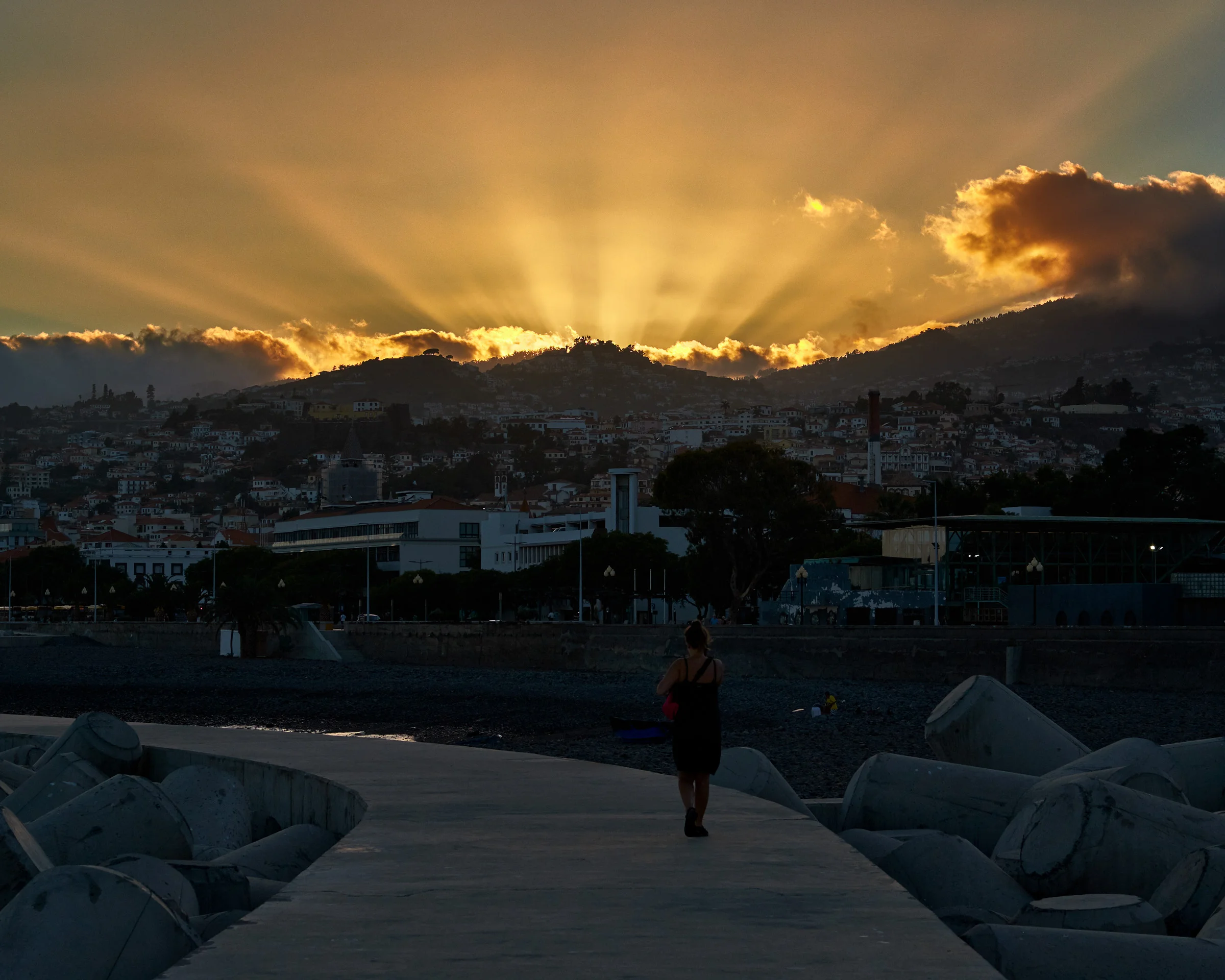 Sunset Over Funchal - Madeira