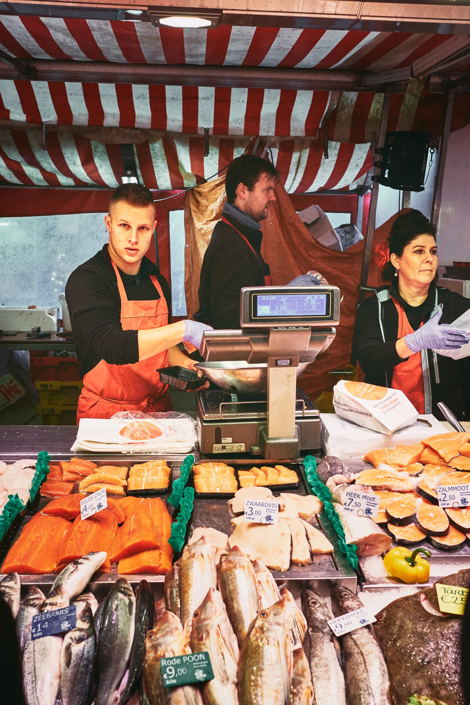 Seafood Vendor - Albert Cuyp Street Market - Amsterdam