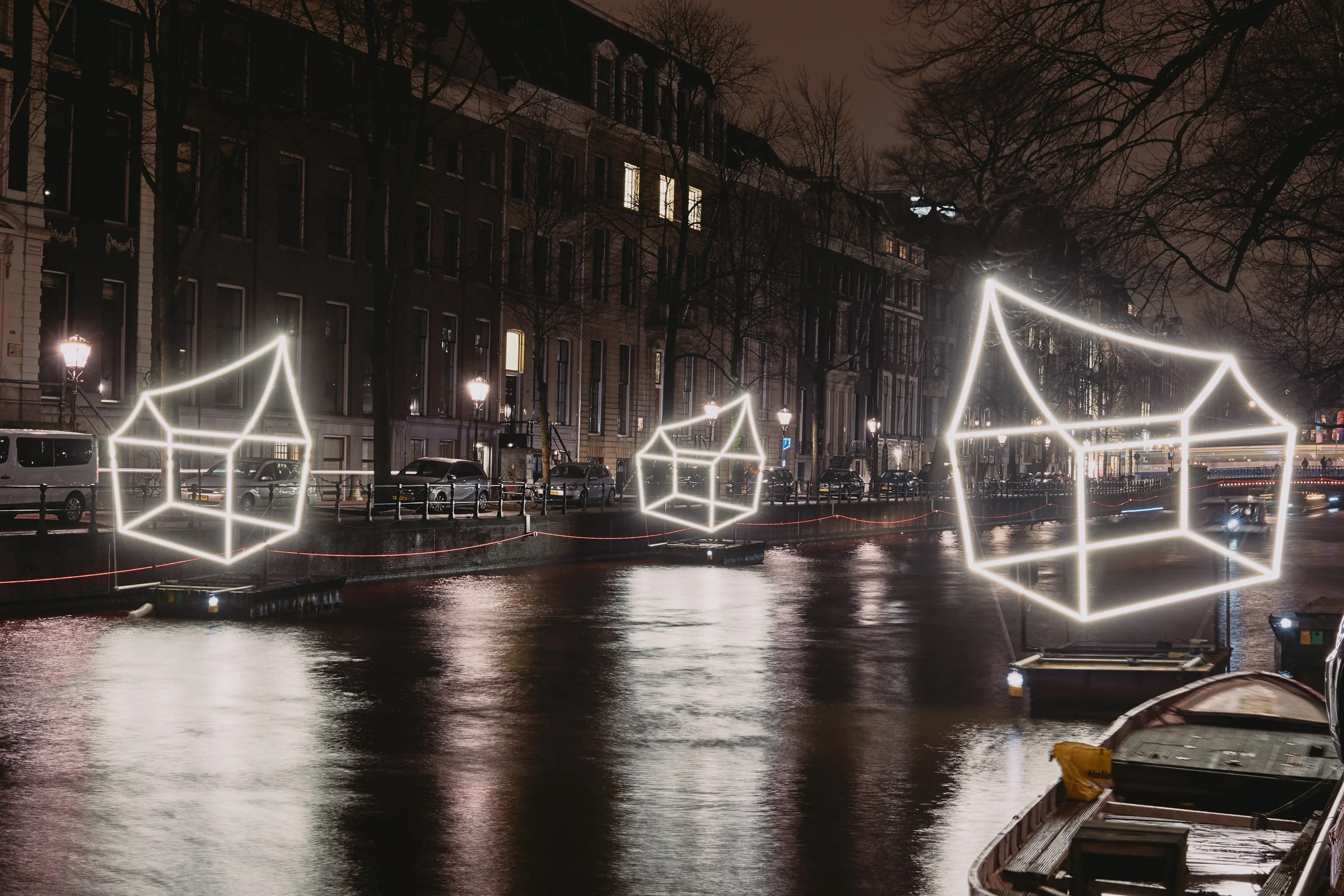 Chistmas Light Display - Amsterdam