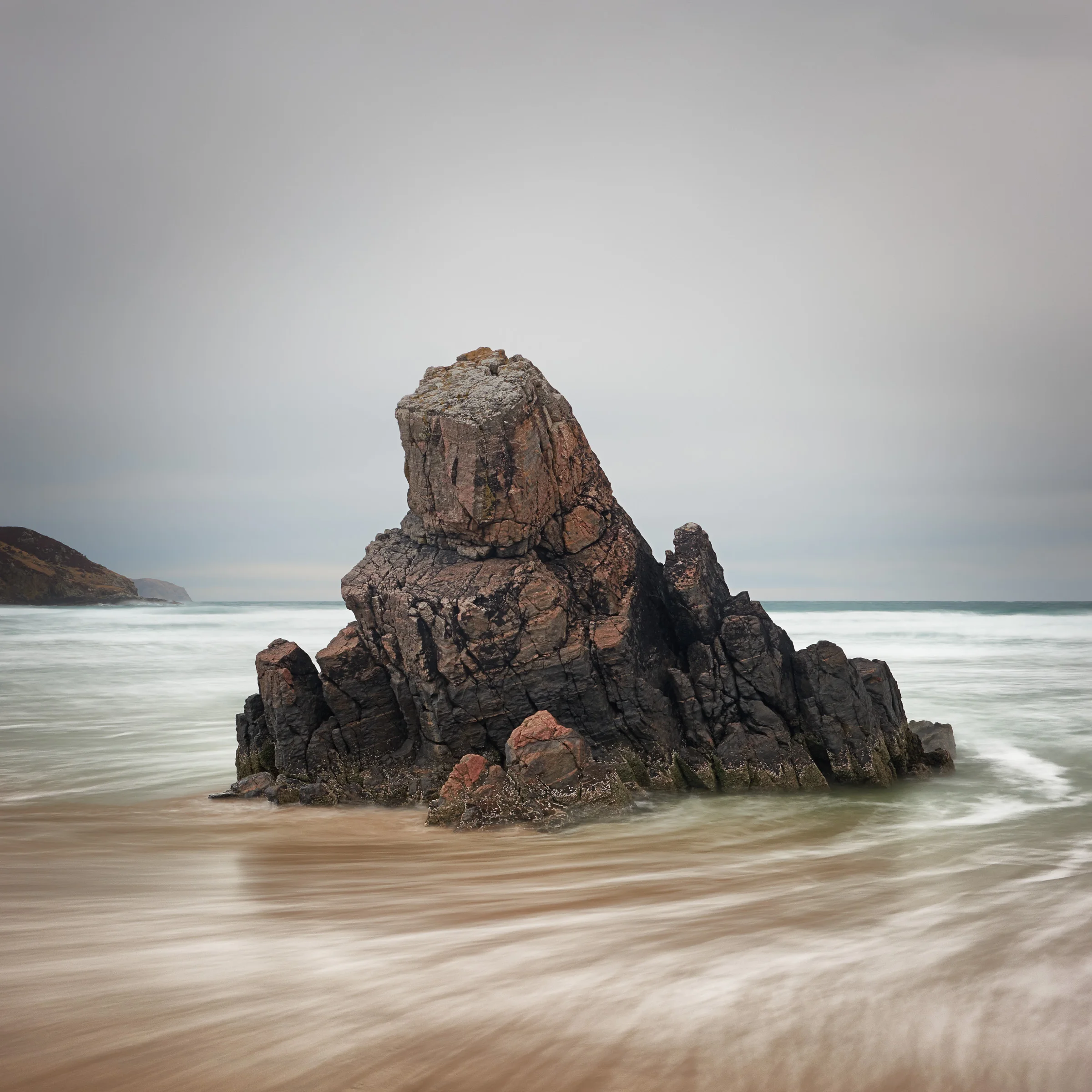 Sea Stacks - Gary Beach, Isle of Lewis and Harris, Scotland