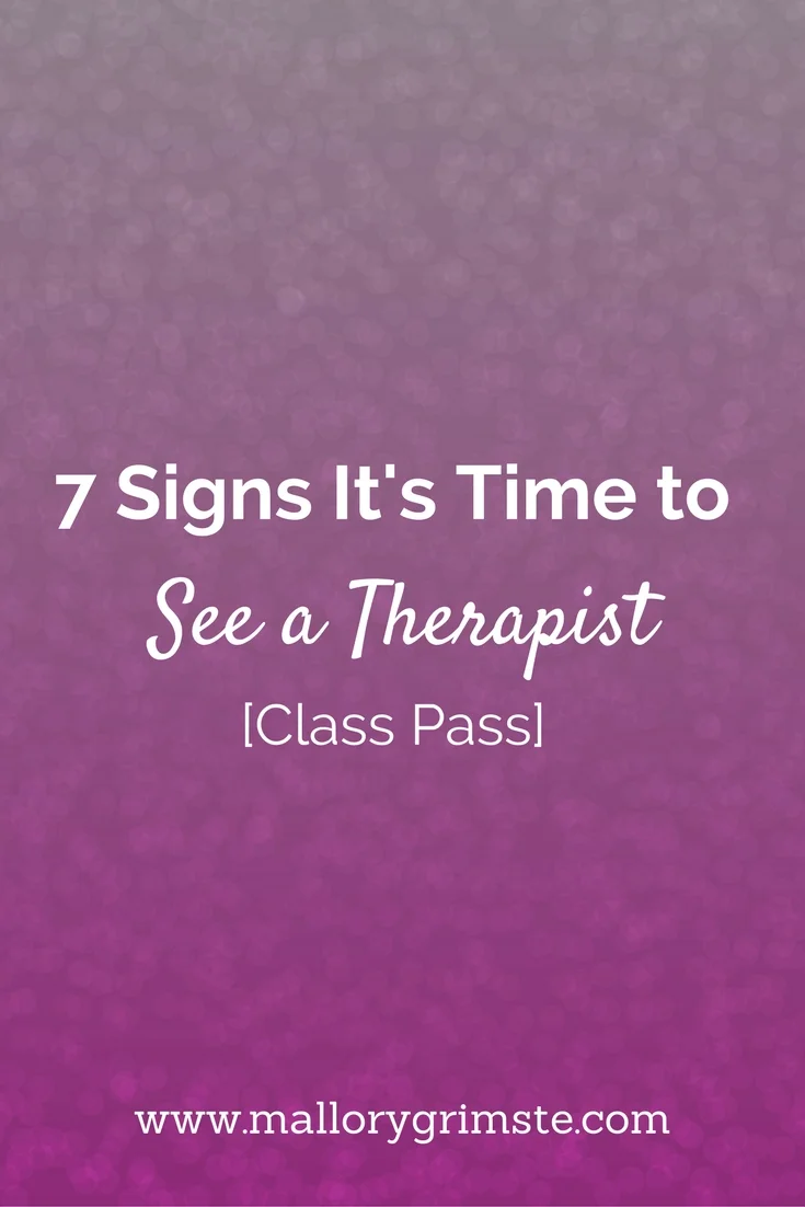 7 Signs It's Time to See A Therapist - quoted on The Warm Up