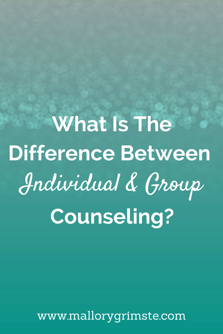 What is the Difference Between Individual and Group Counseling?