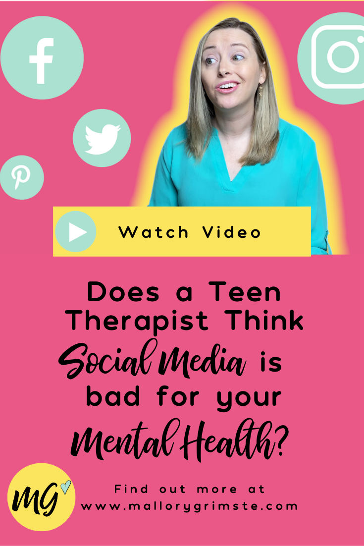 Does a Teen Therapist Think Social Media is bad for your mental health?