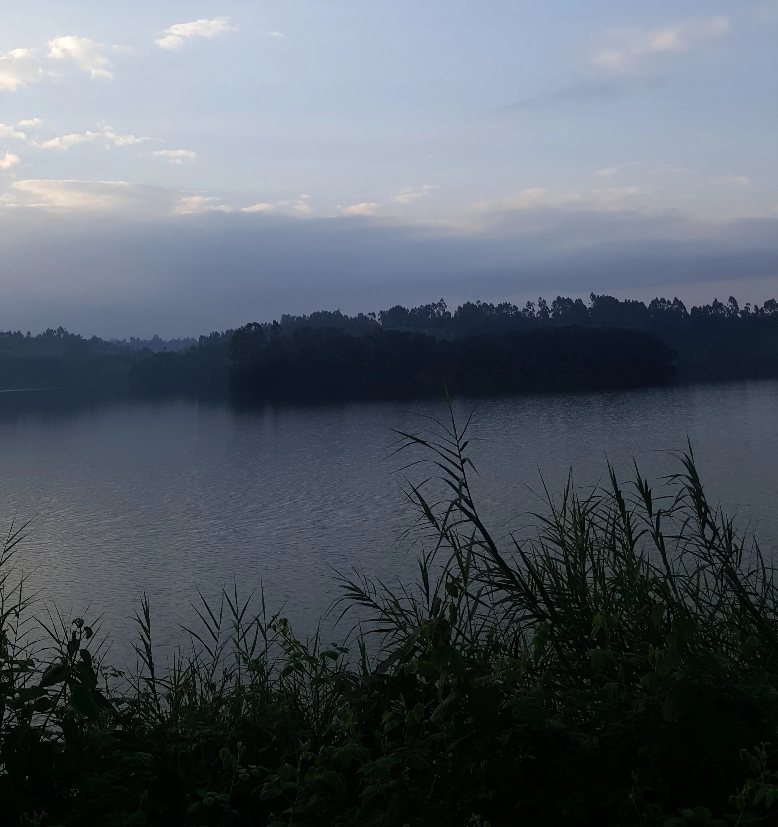 Ndakaini Dam near dusk