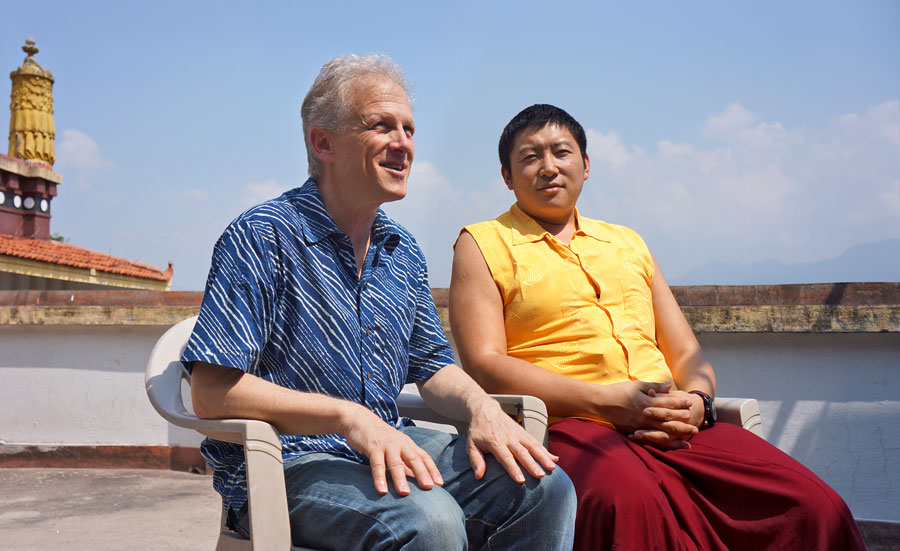 Erric Solomon with Phakchok Rinpoche, Kathmandu, May 2016