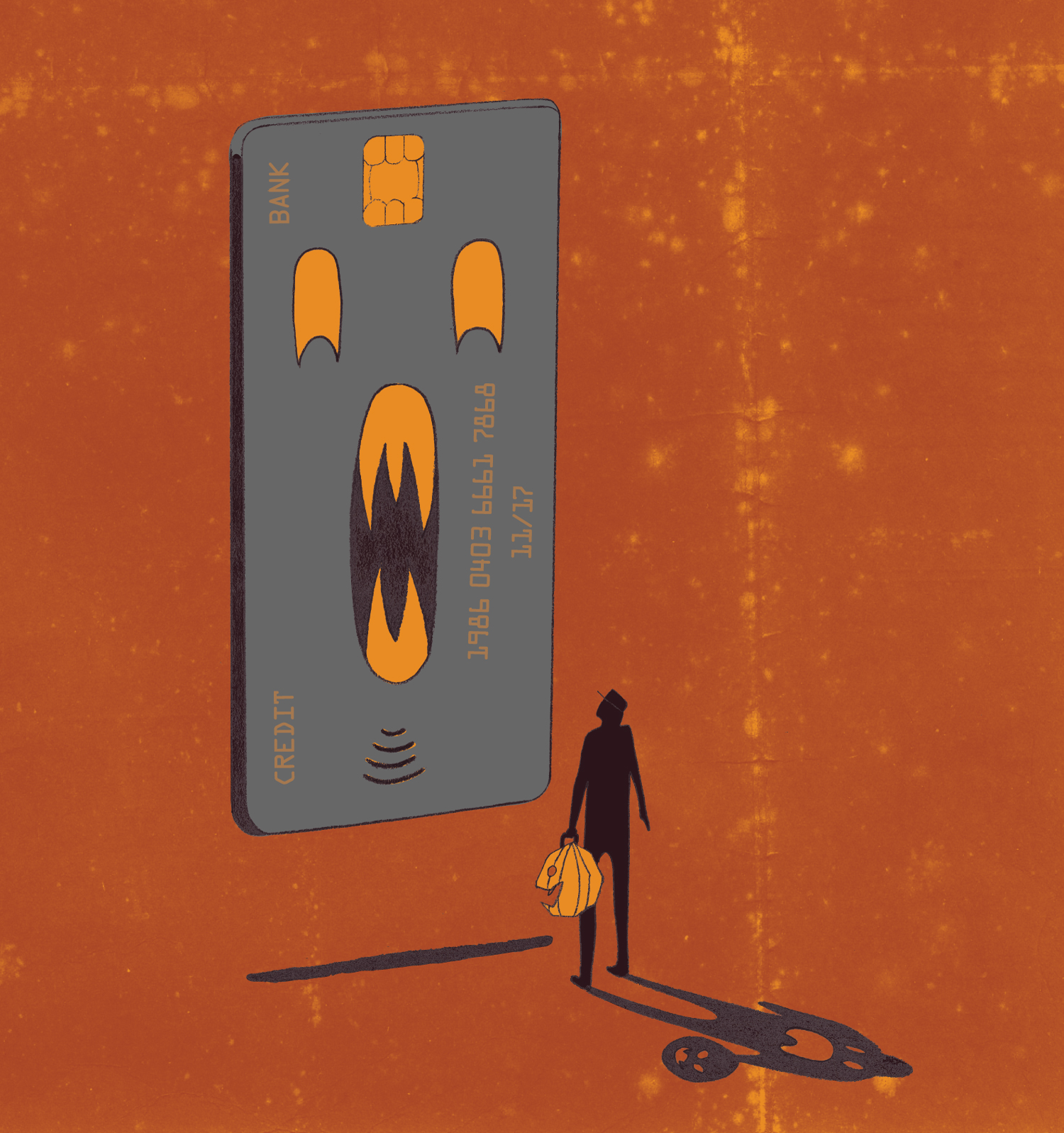 Credit cards are scarier than monsters