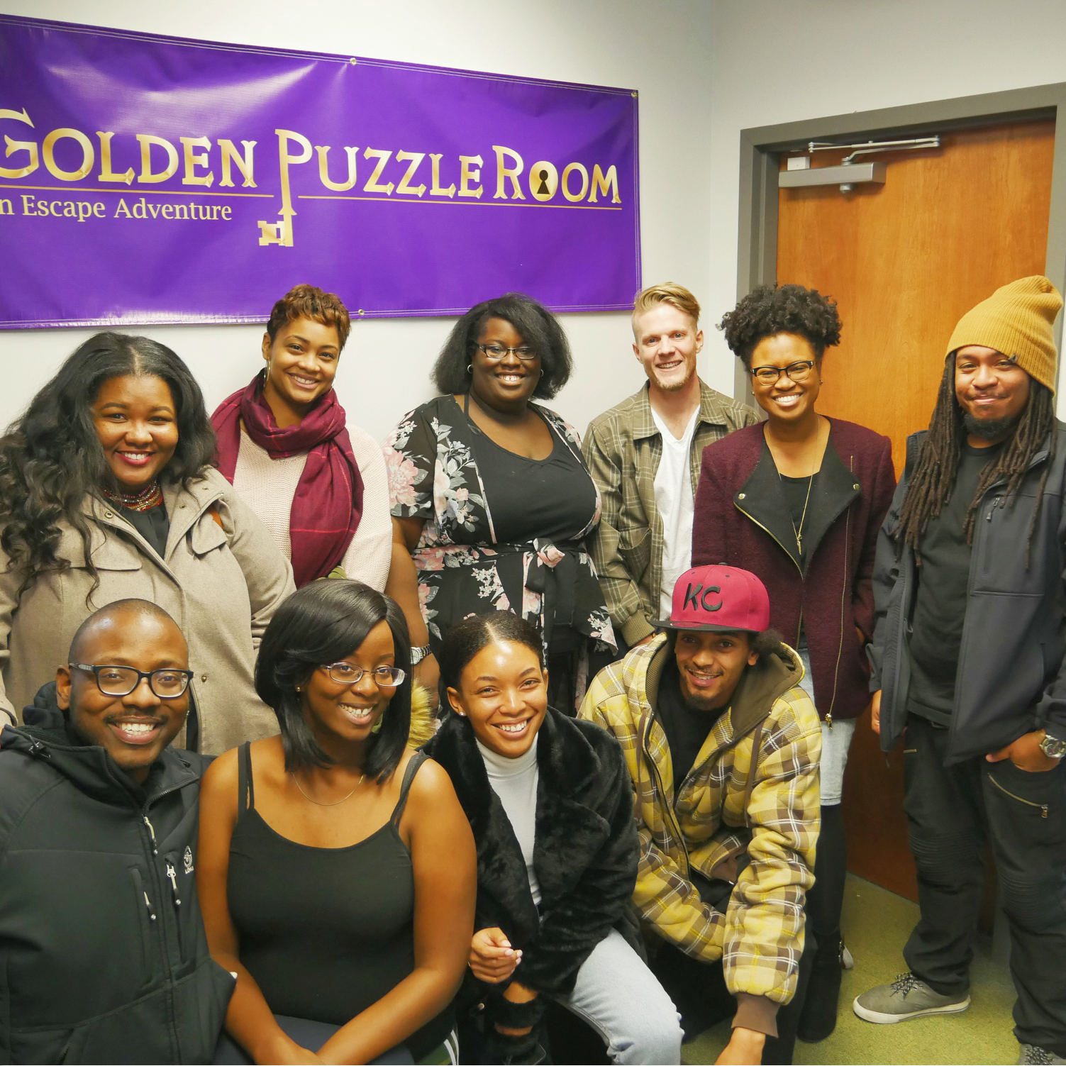 The group participated in an escape room challenge.