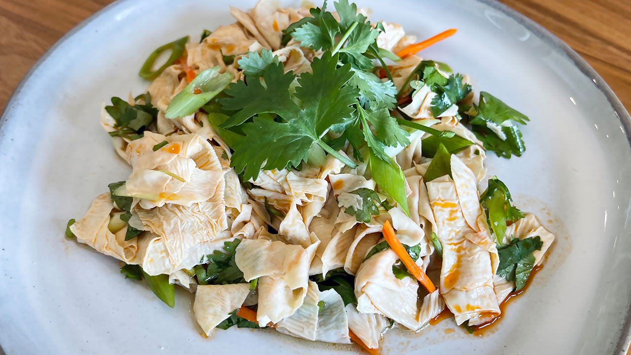 Spicy Tofu Skin Salad