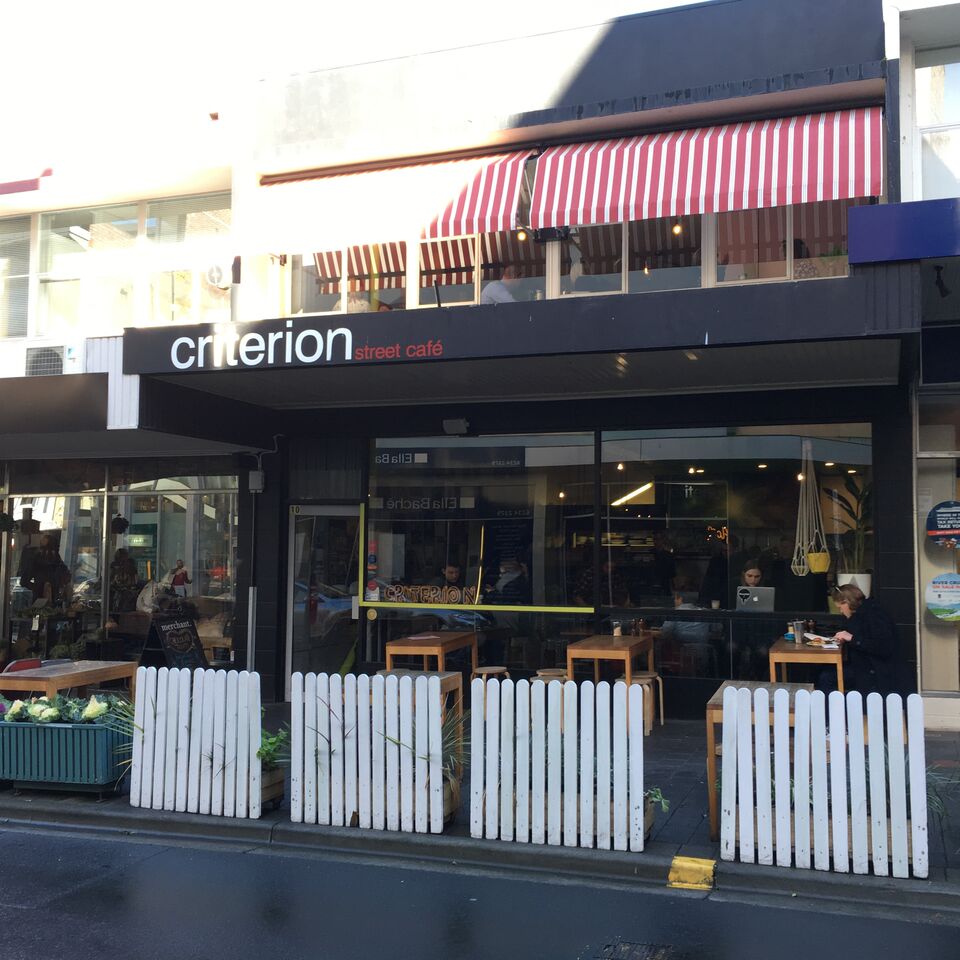 Criterion Street Cafe, Hobart. 