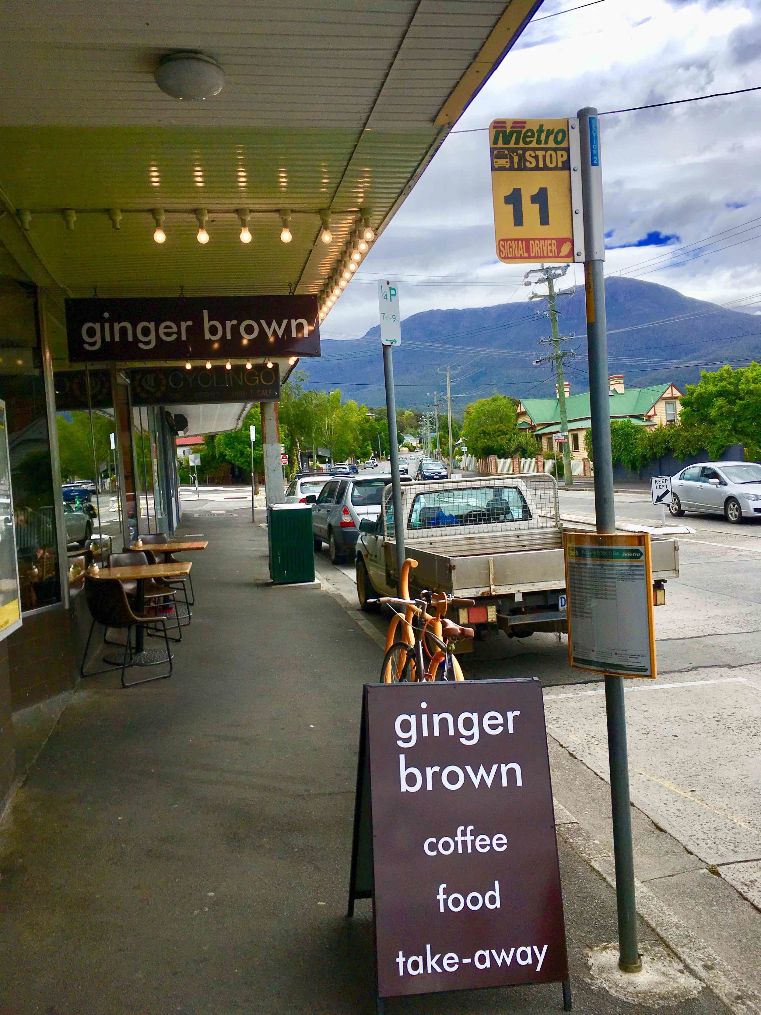 Ginger Brown Cafe, South Hobart