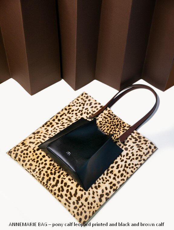 23 ANNEMARIE BAG – pony calf leopard printed and black and brown calf – 37 cm x 40 cm x 1 cm.jpg