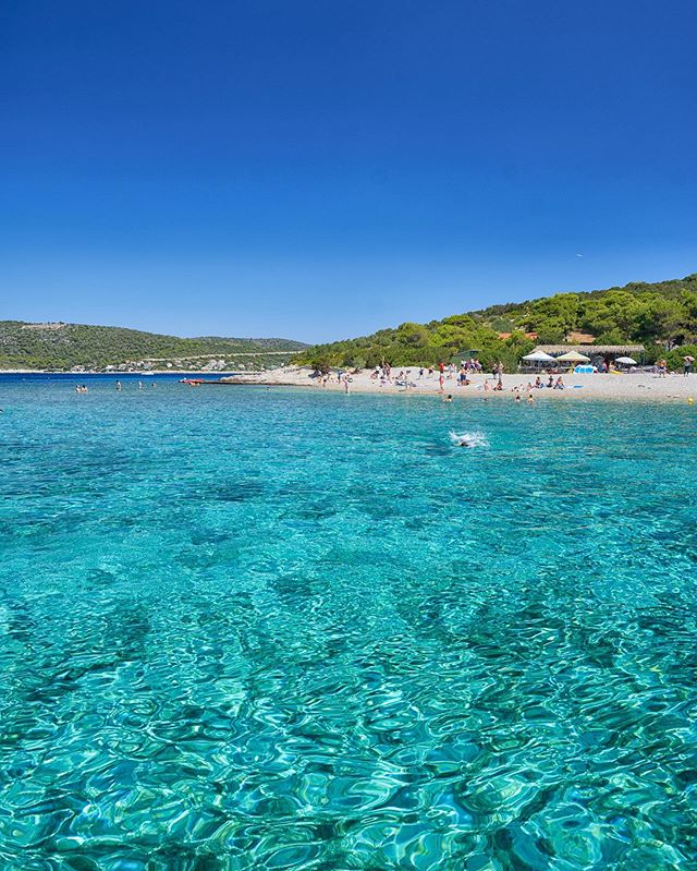 Swimming is good for you and definitely better than going to the bar. #allanwatts .
Plus this beach has a paddling donkey donkey 🐎 🏊&zwj;♂️ .
This is the blue lagoon just near Hvar croatia. .
It is indeed pretty zen. .
But a hard earned swim always