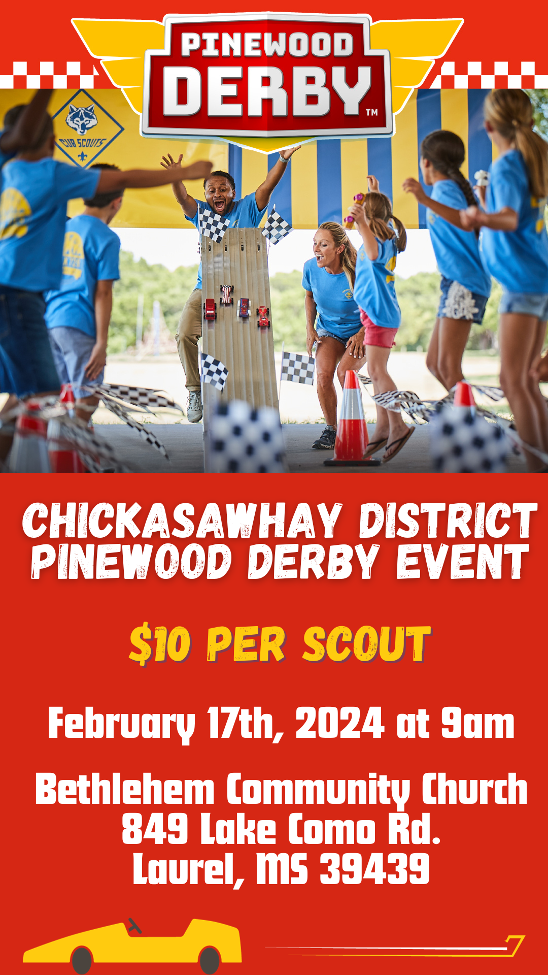 Chickasawhay District Pinewood Derby