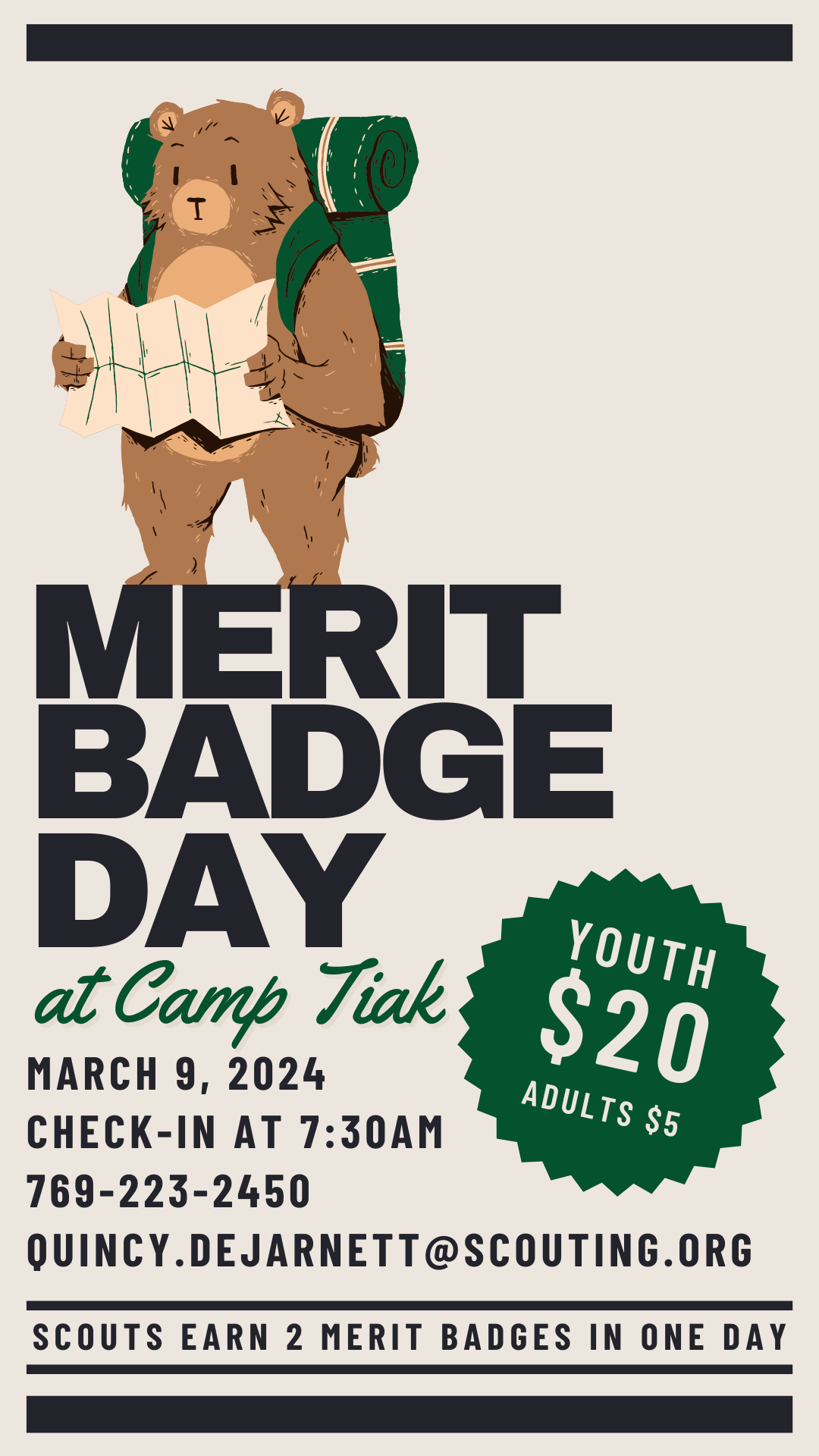 Spring Merit Badge Day โ Pine Burr Area Council South Mississippi